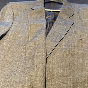 Gray suit blazer